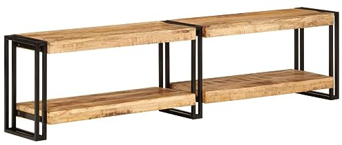 vidaXL TV-Schrank 160x30x40 cm Massivholz Mango