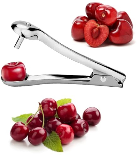 Herramienta para deshuesar cerezas, removedor de granos de cereza, herramienta para remover semillas de olivo, desecador de descorazonadores de fruta, removedor de hoyos para cerezas