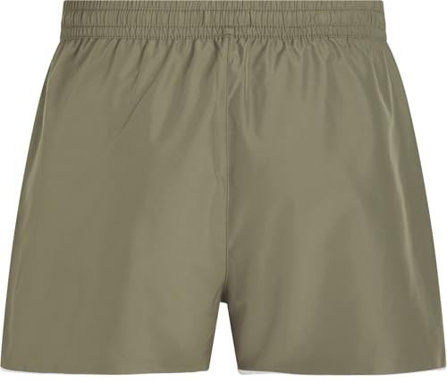 Calvin Klein Bañador Hombre Short Runner con Cintura elástica, Verde (Dusky Green), M