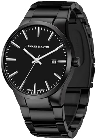 OFFCUP Herren Uhr Männer Analog Quarz Chronograph wasserdichte Edelstahlarmband, Armbanduhren mit Datum, Uhren Mode Casual Business Uhr für Herren Klassische Elegantes Geschenk