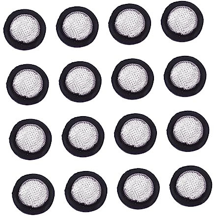 Healifty 40pièces Filtre à Acier Avec Joint Caoutchouc Pour Éviter Colmatage Douchettes Et Robinetteries Anti-débris Et