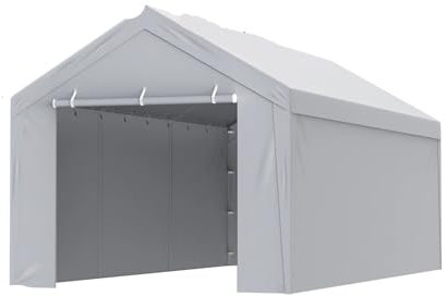 Ayztantine Tenda da Garage Carport Tettuccio di Ricambio for Posto Auto Coperto, Copertura for Garage, Tenda Superiore, telone Impermeabile for impieghi gravosi (Telaio Non Incluso)(Type 6)