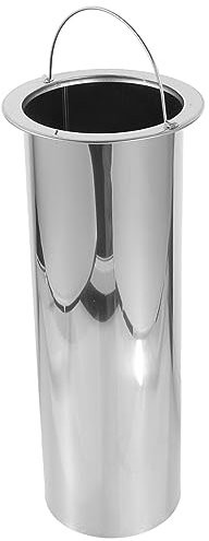 ibasenice Secchio in Per Spiedini Da Barbecue Bastoncini Maniglia Contenitore Per Bastoncini Da Barbecue Forchette