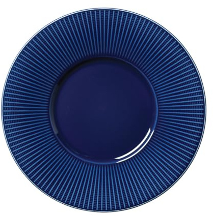 Steelite Willow Azure Medium Well Gourmet Plate 11.25inch / 28.5cm, Case of 6