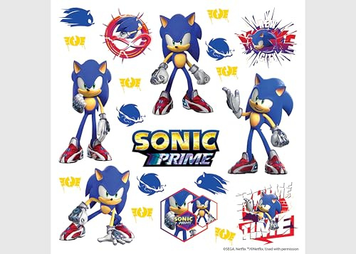 Sonic Kinderzimmer Wandstickers, Wandtattoo junge deko von AG Design 30 x 30 cm | ADKS 3934