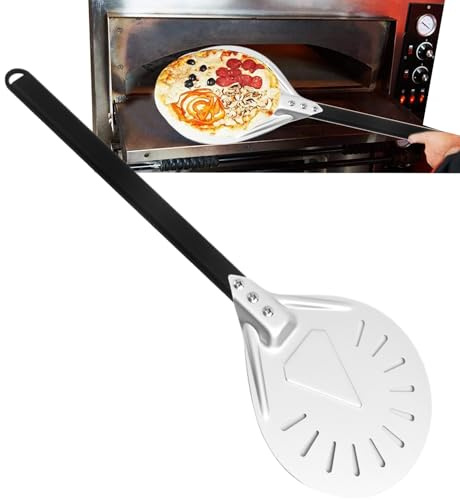 Pizza Spatula Paddle | 7-Inch Stainless Steel Turning Peel Shovel | Shovel Server Tool, Slider Paddle, for Baking, Cooking, Serving Home Restaurants, Outdoor Use