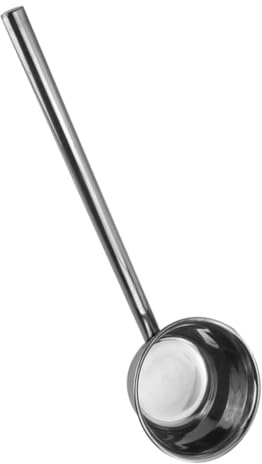 FUNOMOCYA Cucharón de Cocina de Acero Inoxidable con Mango Cazo para Sopa y Jardín Utensilio Práctico para Hogar y Riego