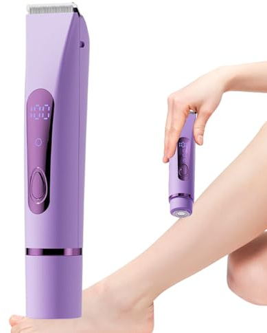 Huxibai Tondeuse Corporelle - Rasoir Corporel Sans Fil | Épilateur Multifonction Portable pour Oreilles Jambes Barbe Visage Bras Sourcils Zone Délicale Cuisses