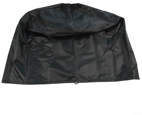 Honseadek Cubierta de parrilla impermeable protección contra el polvo redonda resistente al aire libre tela Oxford de 195 x 18 pulgadas para barbacoa de viento para George Hem compatible con elástico