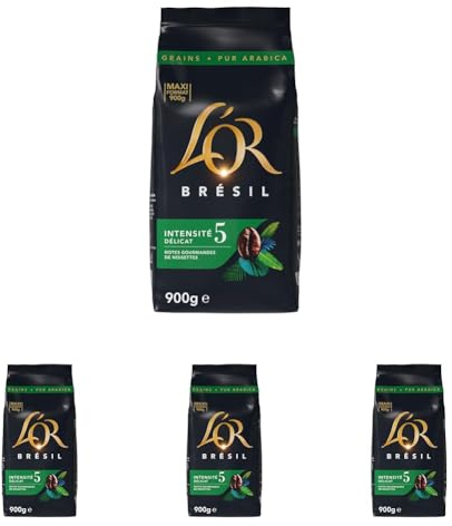 L'OR Brésil Grains Intensité 5 (4 x 900 g)