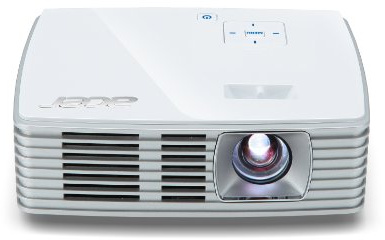 Acer K130 - Proyector (300 lúmenes ANSI, DLP, WXGA (1280x800), 2000 h, LED, NTSC, PAL, SECAM) Color blanco