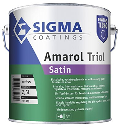 SIGMA Amarol Triol Satin 2,5 Liter Weiß