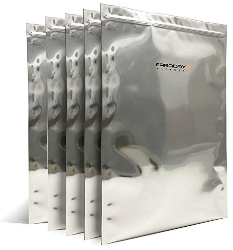 Faraday Cage Emp/ESD sacchetti Premium 5PC spessa e resistente Nesting Bags X-Large laptop/notebook iPad Windows W/5 Jumbo Bags