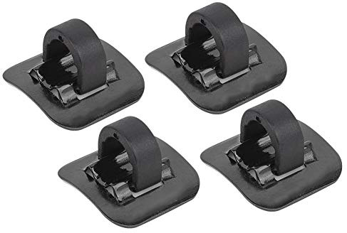 SolUptanisu 4pcs Guide de Tube de câble de Frein de vélo, Cadre de vélo de Route de Montagne C adaptateurs de Boucle Clips de câble de vélo de Route Accessoire de vélo(Noir)