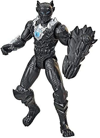 Marvel Hasbro Avengers Mech Strike Monster Hunters Black Panther, 15 cm große Action-Figur, Spielzeug für Kinder ab 4 Jahren, Multi, F4426