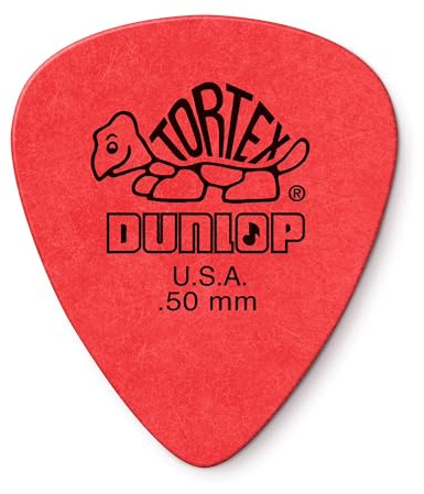 Dunlop Picks - Tortex Standard Red 0.50mm - Refill Bag 24
