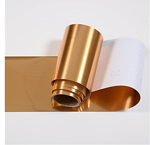 Selbstklebende Bordüre 5M / 10M Wohnzimmer wasserdichte wanddekor Taille line Aufkleber Baseboard Tile Decals DIY. Selbstklebende Festkörper-Tapetengrenze Schwarz und weiß (Color : Metal Golden, Siz