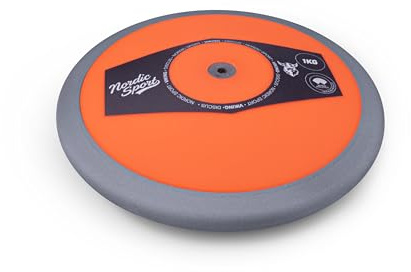 HAEST Nordic Viking Diskus 1,00 kg | Wettkampfdiskus | 76% Ringgewicht | Klassischer Standard | Wettkampfstandard für Athleten