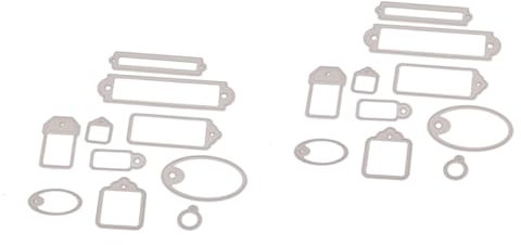 STOBOK 20 STK Scrapbook scheckheft scrabook DIY Schneidschablone Stanzformen aus Metall Krone Parteibevorzugung Stanzteile zum Selbermachen Stanzformen Schablone Geprägt Schimmel Etikett