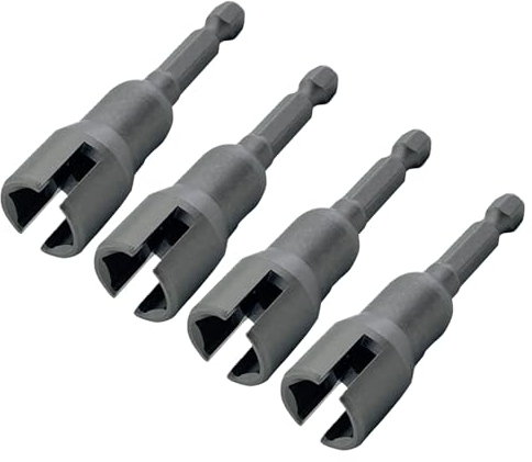 Yfenglhiry Flügelmutter-Schraubendreher-Bit, Bolzenhaken, Steckschlüssel, Schaft, Stecknuss-Adapter, Mutter für elektrische Bohrschrauber
