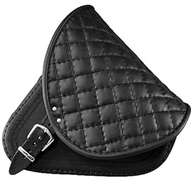 sako S90 Motorrad-Ledertasche, kleine Motorrad - Seitentasche Motorrad - Motorradpacktasche - Seitenkoffer Links, Chopper Zubehör, Motorrad Taschen