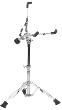 Snare-Drum-Ständer, Doppelstrebiges Stativ, Höhenverstellbar, Rutschfester Snare-Ständer, Passend für Trommeln und Becken mit Einem Durchmesser von 10 Bis 14 Zoll