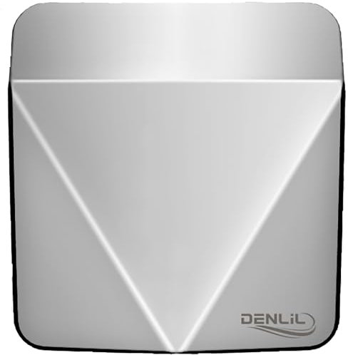 DENLIL Acero inoxidable eléctrico secador de manos comercial alto rendimiento con filtro HEPA tiempo de secado 7 segundos