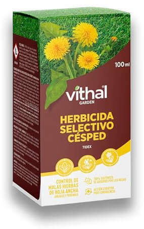 Herbicida contra Malas Hierbas de Césped y Hoja Ancha HERBICLAIR | Formato 100 ml (Para 1000 m2) | Fluroxipir 20% p/v | Herbicida Control selectivo contra Hoja Ancha MUY EFICAZ | Nexum Market