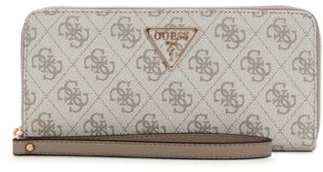 GUESS LAUREL II SLG LARGE REISSVERSCHLUSS FARBE DKO - DARK TAUPE LOGO DKO - DARK TAUPE LOGO ONE SIZE