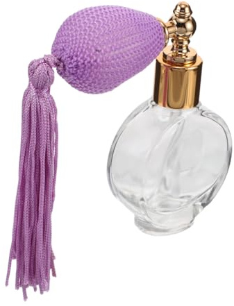 Atomizador de Perfume Recargable de Vidrio, Botella Rociadora Portátil