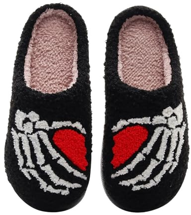 Slippers Women Winter Halloween Slippers Pumpkin Memory Foam Fluffy Warm Cosy Indoor Outdoor Home Shoes Novelty Gifts for Women