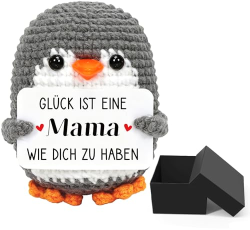Mini Pinguin Geschenke für Mama, Muttertagsgeschenke, Beste Mama Geburtstags Geschenke, Pocket Hug Pinguin Puppe, Romantische Mutter Geschenk für Weihnachten Silvester Oster Adventskalender Füllung
