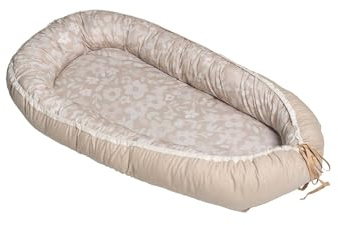 ULLENBOOM Babynest - Ideal für Neugeborene - OEKO-TEX zertifiziert | Waschbar, Außenmaterial: 100% Baumwolle, Made in EU, Mitwachsend und wendbar, Schadstoffgeprüft