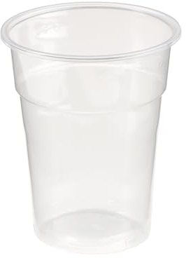 Caterpack by Robinson Young Plastic Tumblers 1 Pint, Clear Plastic Party Cups, Disposable and Recyclable, 25 pack