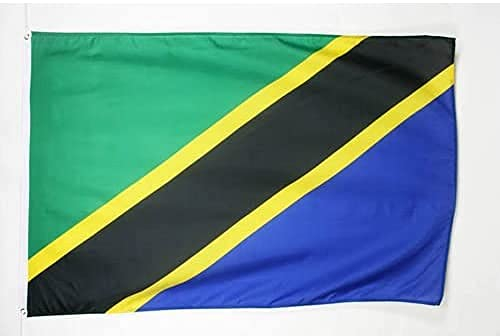 BANDIERA TANZANIA 150x90cm - BANDIERA TANZANIANA 90 x 150 cm - AZ FLAG