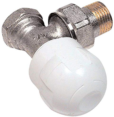 robinet manuel de radiateur - equerre nickelé - 12 x 17 - altech 1981361