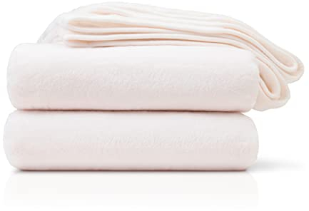 Amago Coperta, Effetto Cashmere, 220 x 240 cm - Bianco Lana