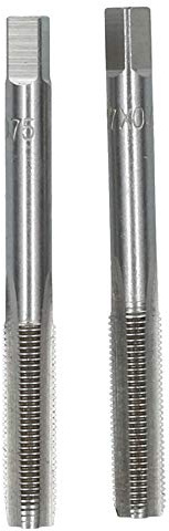 M7 x 0,75 mm Jeu de tarauds métriques, l'acier de tungstène, de conicité et bouchon coupe fil TD029