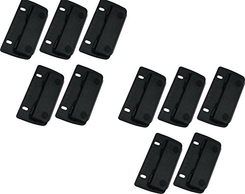 Wedo 67809 2fach Taschenlocher (Kunststoff zum Abheften für 8 cm Lochung, mit 12 cm Skala) (10, schwarz)