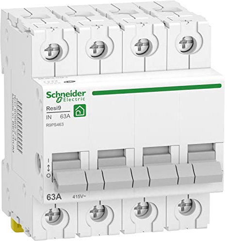 Schneider Electric - Resi9 - interrupteur-sectionneur 4P 63A - R9PS463