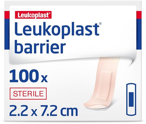 Leukoplast® Barrier Pansement adhésif, 2,2 cm x 7,2 cm, Boîte de 100