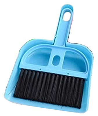 Livecitys - Set di mini spazzole per la pulizia della spazzatrice e della tastiera, in plastica, per la scrivania