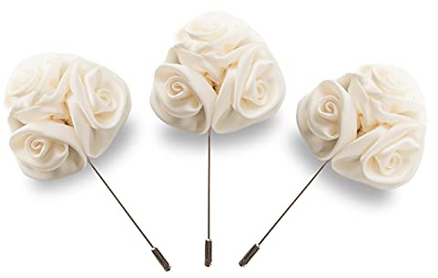 Ansteckblume/Herren Brosche/Hochzeitsbrosche/Lapel Pin/Anstecknadel/Blumenbrosche/Boutonniere/Reversblume/Kragenblume/Brosche/Hochzeit/Jackett/Gentleman (3)
