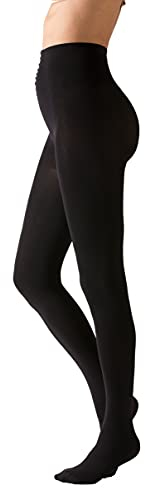 Gi&Gi collant opaque femme Microfibre 120 Deniers Effet Toucher Doux (FR/ES, Alpha/lettres, L, TG, Taille normale, Taille normale, noir)