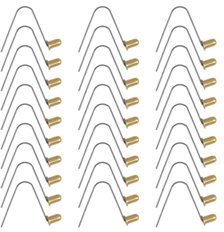 INCREWAY Zeltstangen-Clips, 6 mm, Kajak-Paddelfeder-Schnapp-Clips, 30 Stück, Edelstahl-Zeltstangen, Druckknopf-Federclip für Camping, Kajak, Paddel, Zeltstange