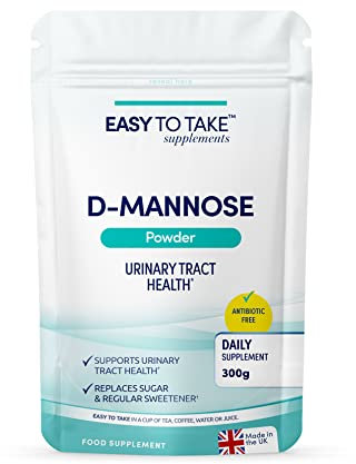 EASY TO TAKE D-Mannose Powder (300 Grams) | High-Strength UTI Support | 100% Pure D-Mannose Supplement for Urinary Tract & Bladder Health