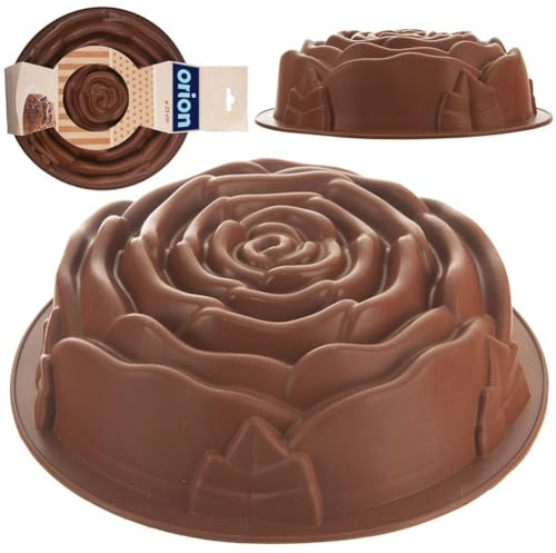 orion group Moule à kouglof en silicone - Rose - 25 cm