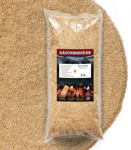 Terra Discount Räuchermehl aus Buche 500g, 2Kg, 5Kg oder 15 Kg - 0,4-1,0mm - zum smoken, räuchern/kalträuchern von Fleisch, Fisch, Gemüse geeignet - Buchenholz mit klassischem Aroma (2 kg)