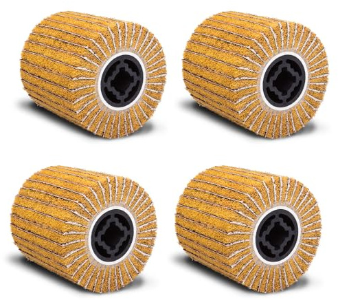 Eastwood Contour SCT 120 Grit Interleaf Stripping Drum Paint Stripper | Surface Conditioning Tool 4 Drum | Multi-Purpose Paint & Rust Removal, Metal Surface Finishing & Polishing Wheel Drums | 4-Pack