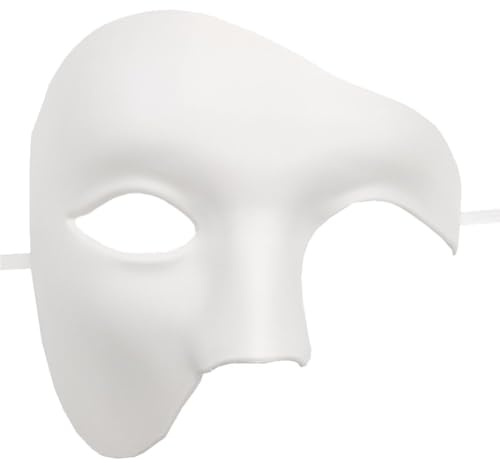 Tsffae Máscara De Mascarada De Media para Hombres, Disfraz De Fiesta De Mardi Gras, Carnavales, Bodas